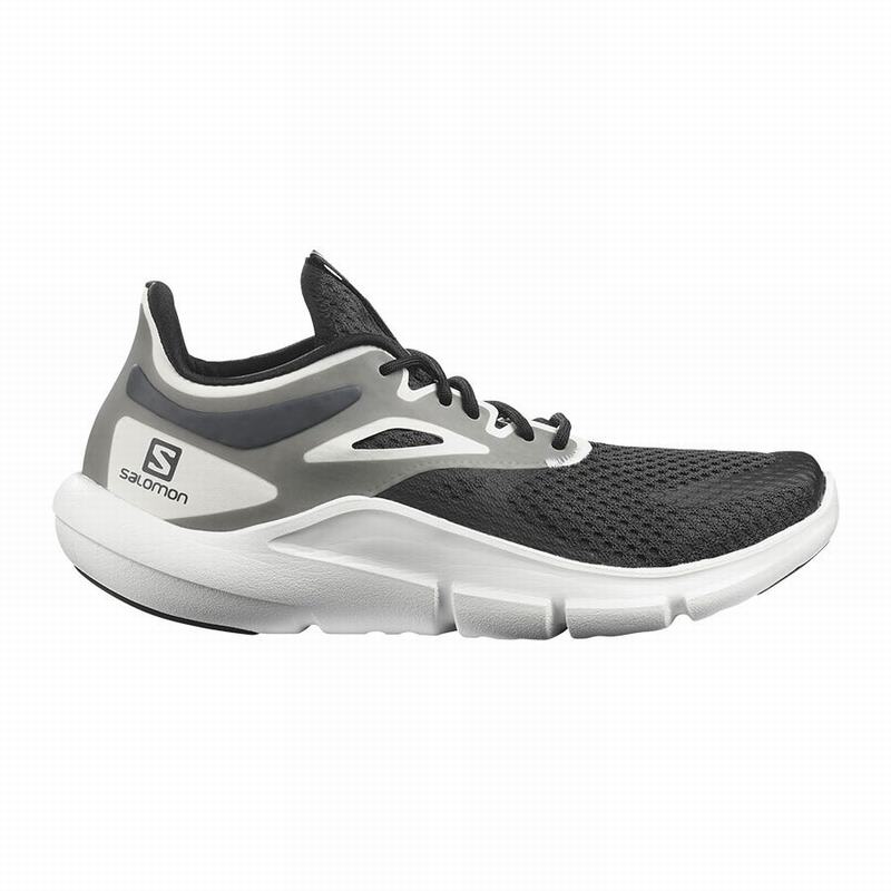 SALOMON UK PREDICT MOD - Womens Road Running Shoes Black/White,IOCJ01794